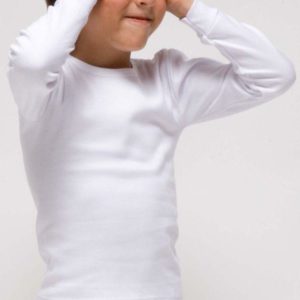camiseta manga larga felpa niño