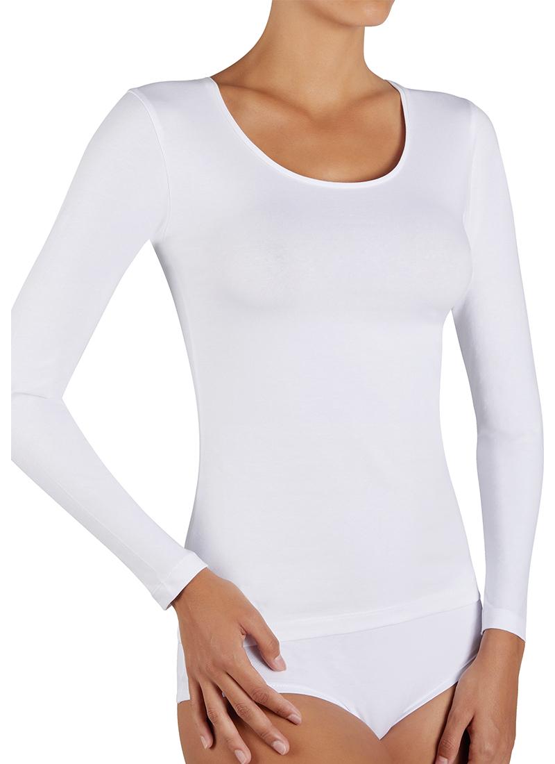 Inconsciente Sedante mental camiseta mujer algodon manga-larga. Tejido adaptable