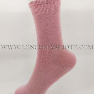 calcetln algodon rosa