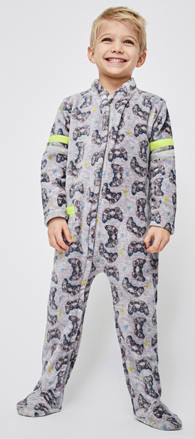 educador unos pocos Imitación pijama-manta niño bolsillo videojuegos. Coralina extra suave