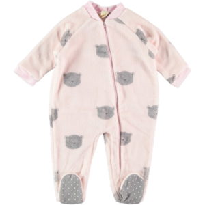 pijama manta bebe ositos de coralina rosa lenceria bihotz
